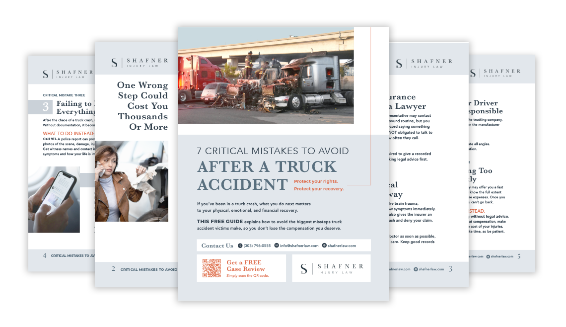 7 Critical Mistakes to Avoid After a Truck Accident